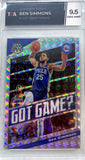 2019-20 Panini Mosaic Ben Simmons  Got Game? Mosiac Prizm TGA 9.5