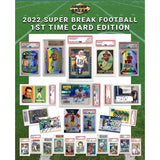 2022 Super Break Football 1st Time Card Edition