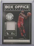 2018-19 Panini Noir Bradley Beal #/99 Box Office Memorabilia