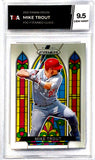 2021 Prizm Stained Glass Mike Trout TGA 9.5