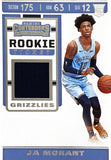 2019-20 Contenders Rookie Ticket Swatches Ja Morant