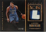 2016-17 Noir Materials Prime Andre Roberson #/49