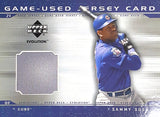 2001 Upper Deck Evolution Game Used Jerseys Sammy Sosa