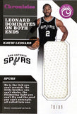 2017-18 Chronicles Swatches Pink Kawhi Leonard #/99